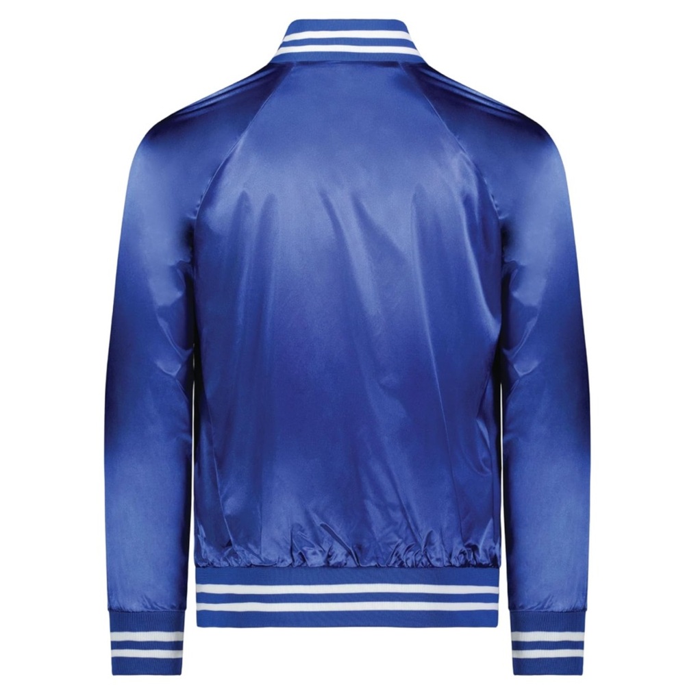 Augusta Sportswear Royal/White Satin Jacket - Size M - Picture 4 of 16